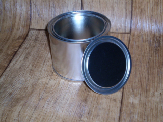 Plechovka na barvy + víčko 830 ml (1-49 ks)